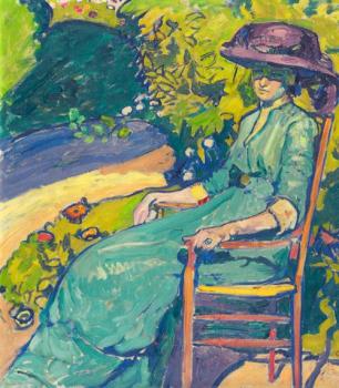 Junge frau im garten (Amy Moser)